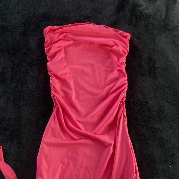 SHEIN ruffle tube dress | size small (US4 | pink - Picture 5 of 6